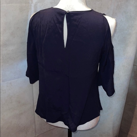 Design Lab Black 3/4 length sleeve Blouse - Picture 5 of 7
